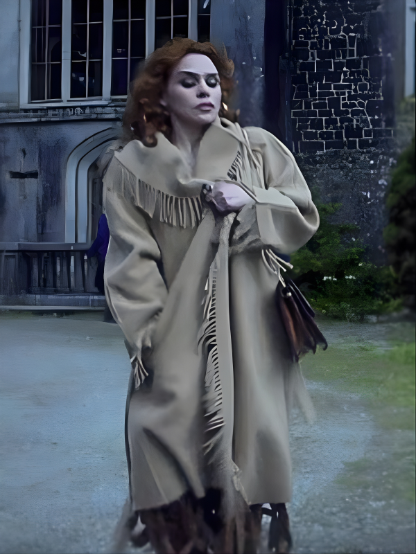 Isadora Capri Fringed Wool Wrap Coat